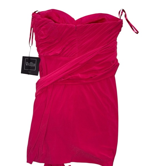 Mac Duggal Strapless mini dress Sweetheart Neckline Ruched Pink Size 2 NWT - Picture 8 of 8